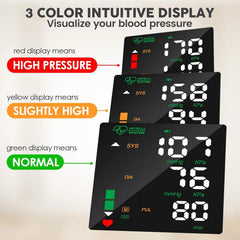 Rechargeable LED Wrist Blood Pressure Monitor